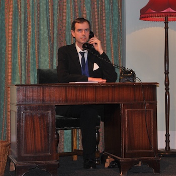 Tony at desk